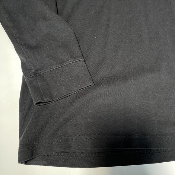 Denver Hayes Classic Fit Black Long Sleeve Turtle Neck Size Extra Large - Picture 2 of 7